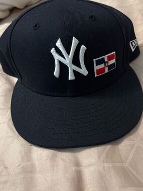 Hat interior with New Era label